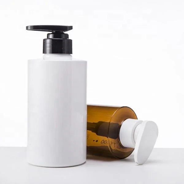 Wholesale LOW MOQ Luxury Plastic PET Bottle Lotion Pump Bottle Body Soap Shampoo 300ml 400ml 500ml 600ml