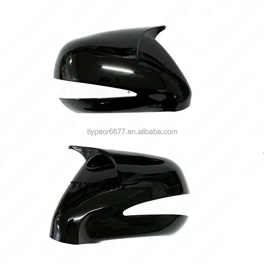 product black side mirror cover with led light trim for lexus rx 2010 2015 lexus rx350 rx450 side mirror cover cap-7