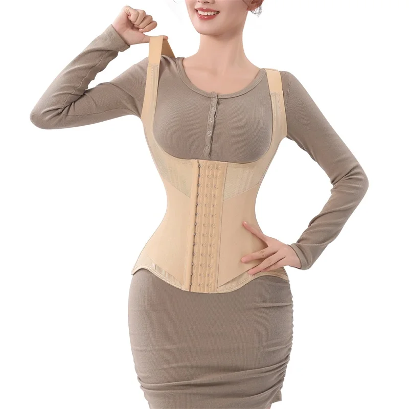 Women Full Body Double Belt Trimmer Wrap Girdle Corset Waist Trainer Shaper Tummy Control Shaperwear for Women manufacture