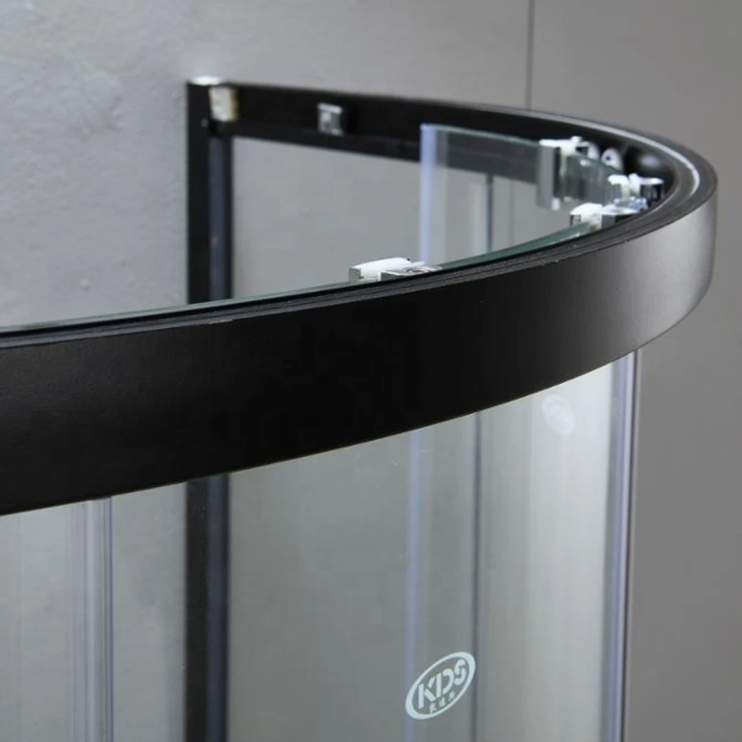 Modern Design Arc Shape Modular Bathroom Cubicles Glass Shower Door Aluminum Cabina De Ducha Sliding Shower Room