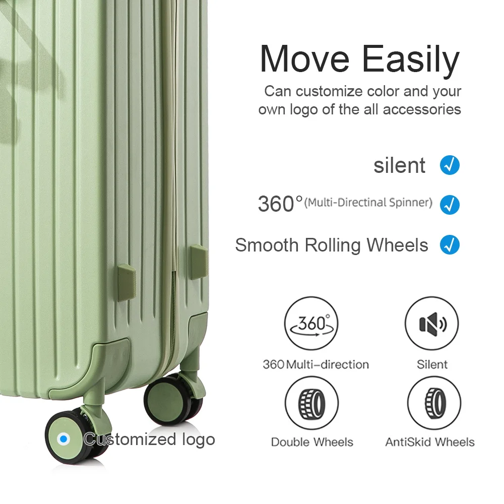 High Quality Luggage - Fashion Carry-on with Aluminum Frame