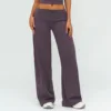 Pantaloni pieghevoli viola
