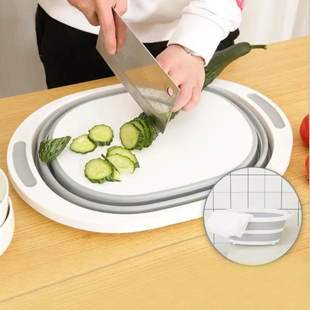 Huishoudelijke Multifunctionele Opvouwbare Snijplank Keuken Plastic Schimmel Meeldauw Board Snijden Groenten Fruit Gootsteen Mand Buy Keuken Hakblok Hakblok Koken Hakblok Tool Product On Alibaba Com