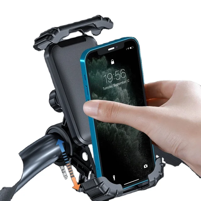 Portable 5MM Thickening EVA Non-Slip Bike Phone Holder Navigation Bracket Bicycle Phone Holder Bicycle Accessories