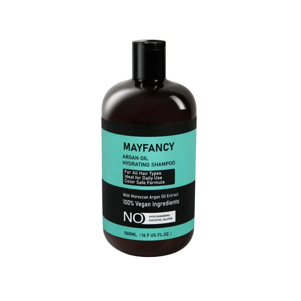 MAYFANCY Anpassung Private Marke OEM Vegan Feuchtigkeitspflege Marokkanisches Arganöl Haarshampoo Unisex Erwachsene Hand 3 Jahre 3000 Stück