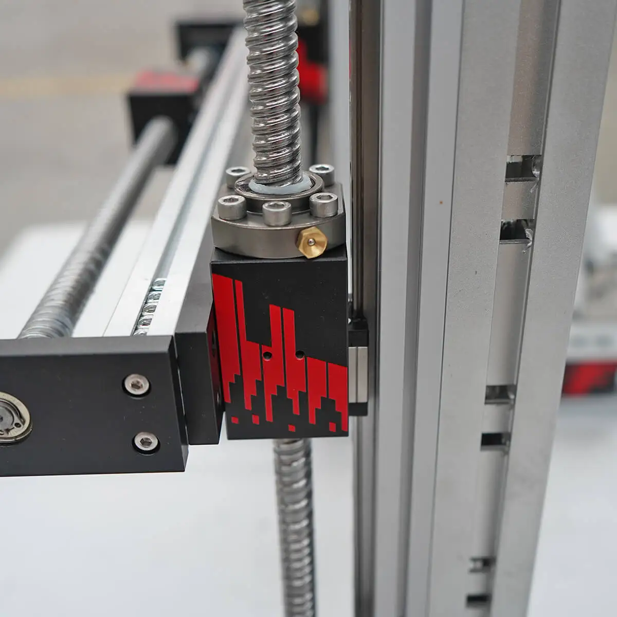 Double Z Axis Linear Table Ball Screw Gantry System Vertical Rail Guide