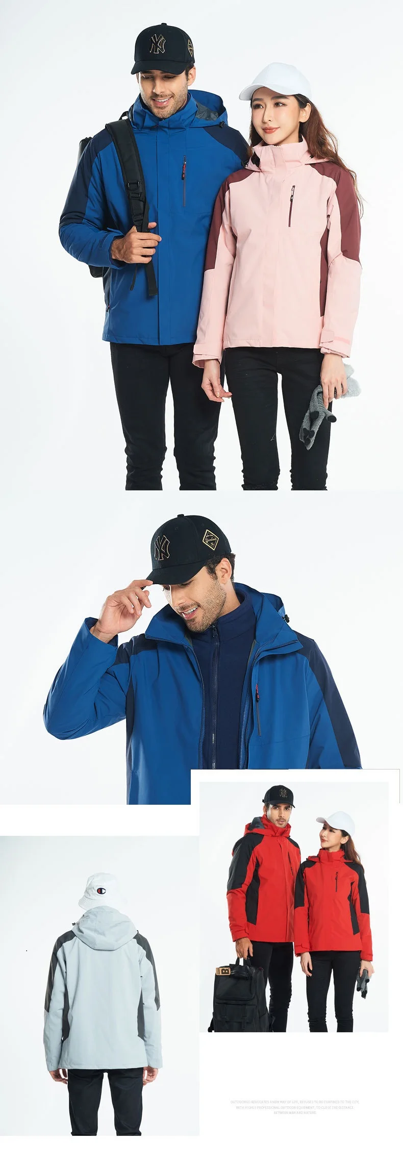 Fashionable Outdoor Wind Resistant Winter Hiking