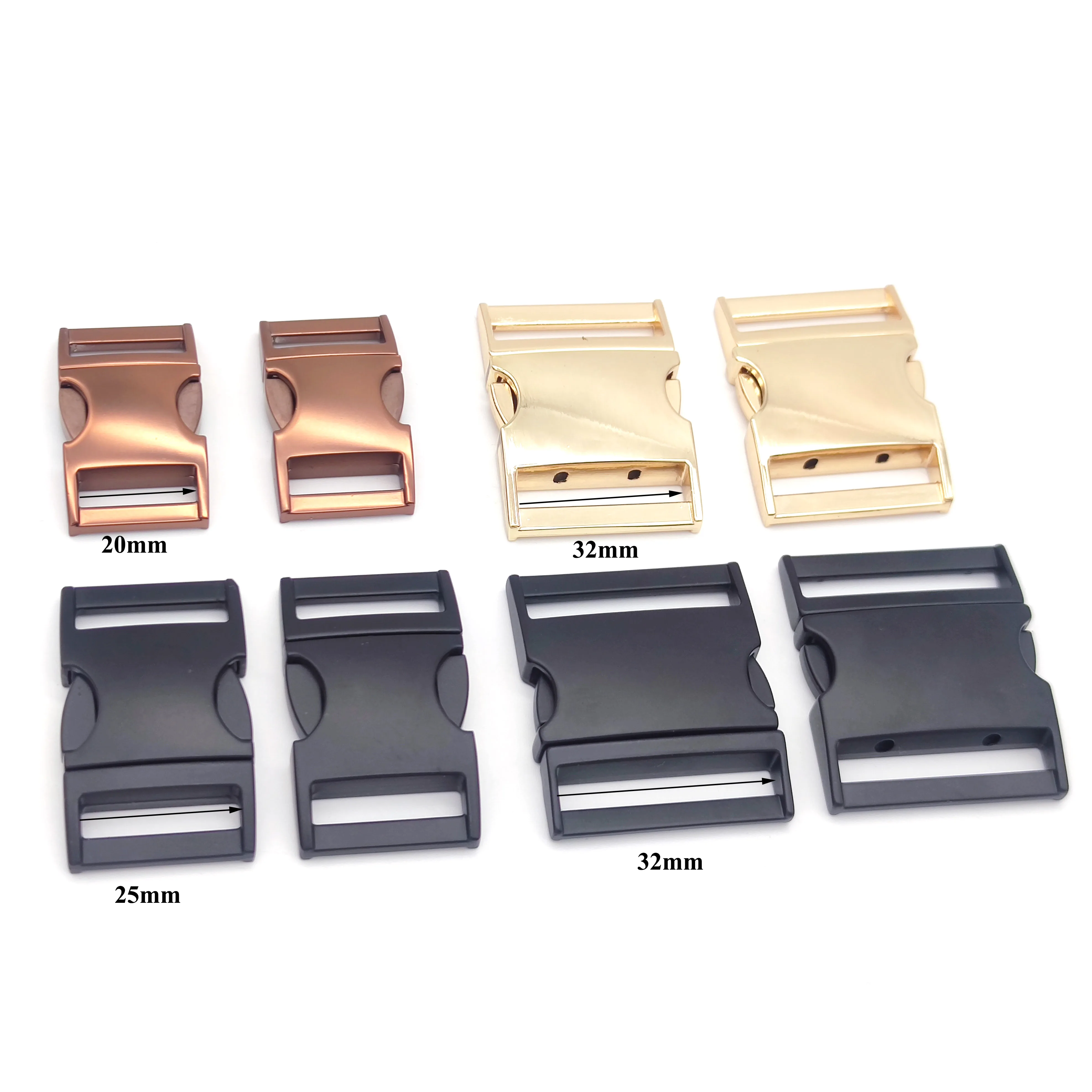 Custom Buckles Metal Backpack Buckles Bag Side Quick Release Buckle For