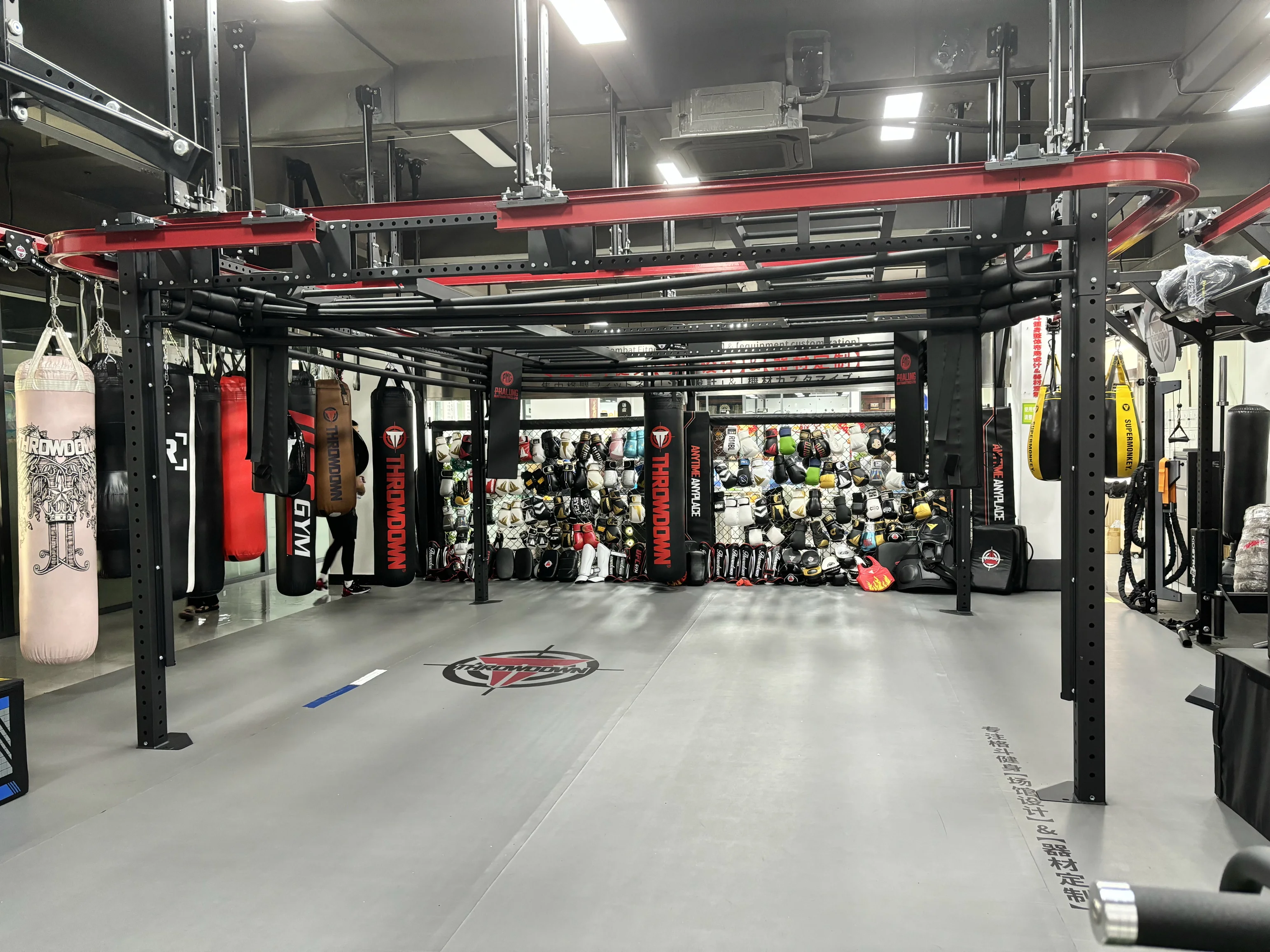 Manufacturer Customization Removable Portable Mini Gym Fitness Training Lifting Boxing Ring