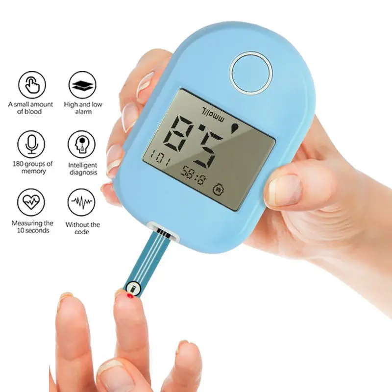 China blood glucose test strip manufacturer/non-invasive blood glucose meter