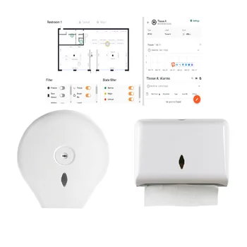 Smart city DF400 Smart Toilet Paper Level Sensor NB-IoT level sensor for toilet roll paper dispenser and towel dispenser