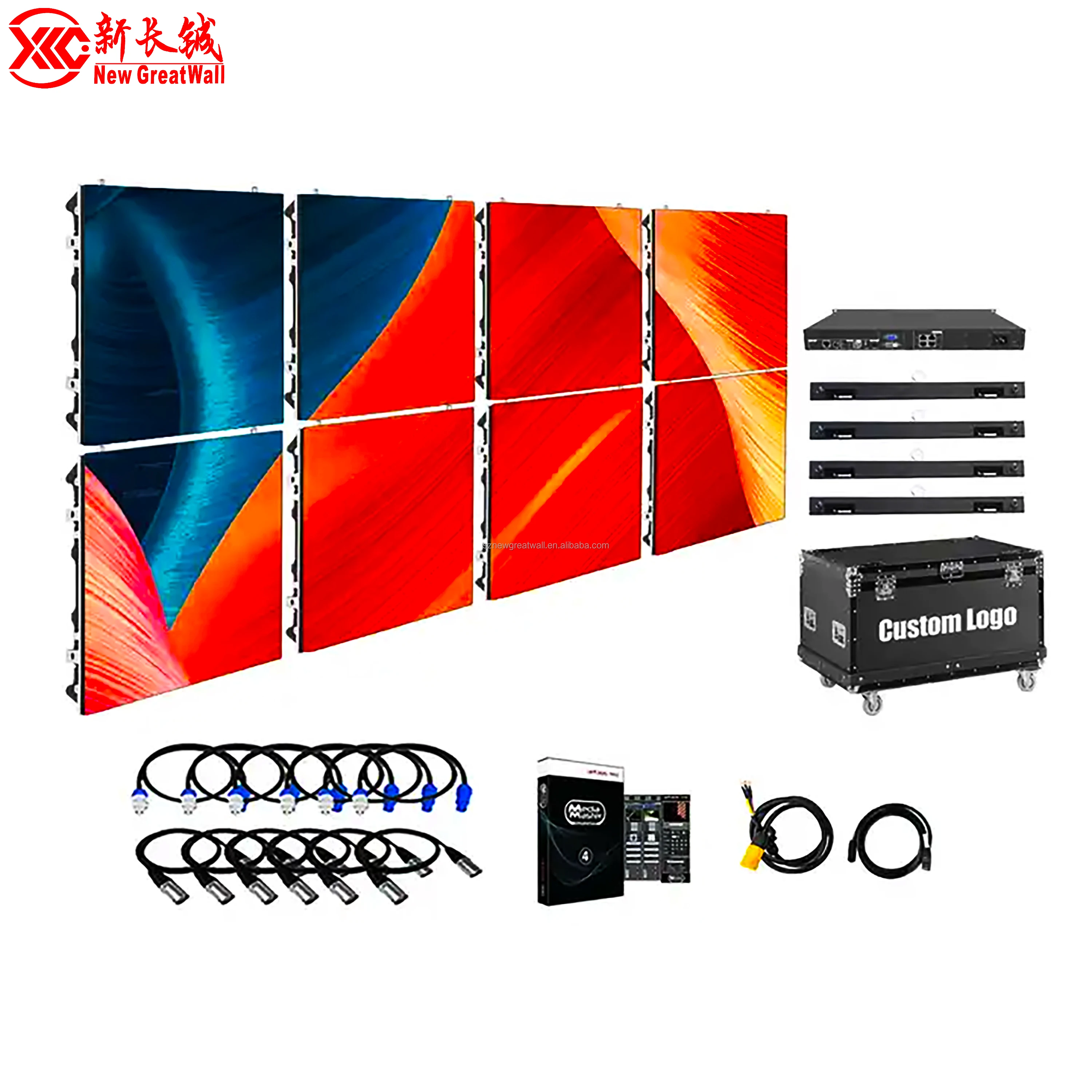 500x500mm Indoor Outdoor Giant Stage Background Led Video Wall P2.6 P2 ...