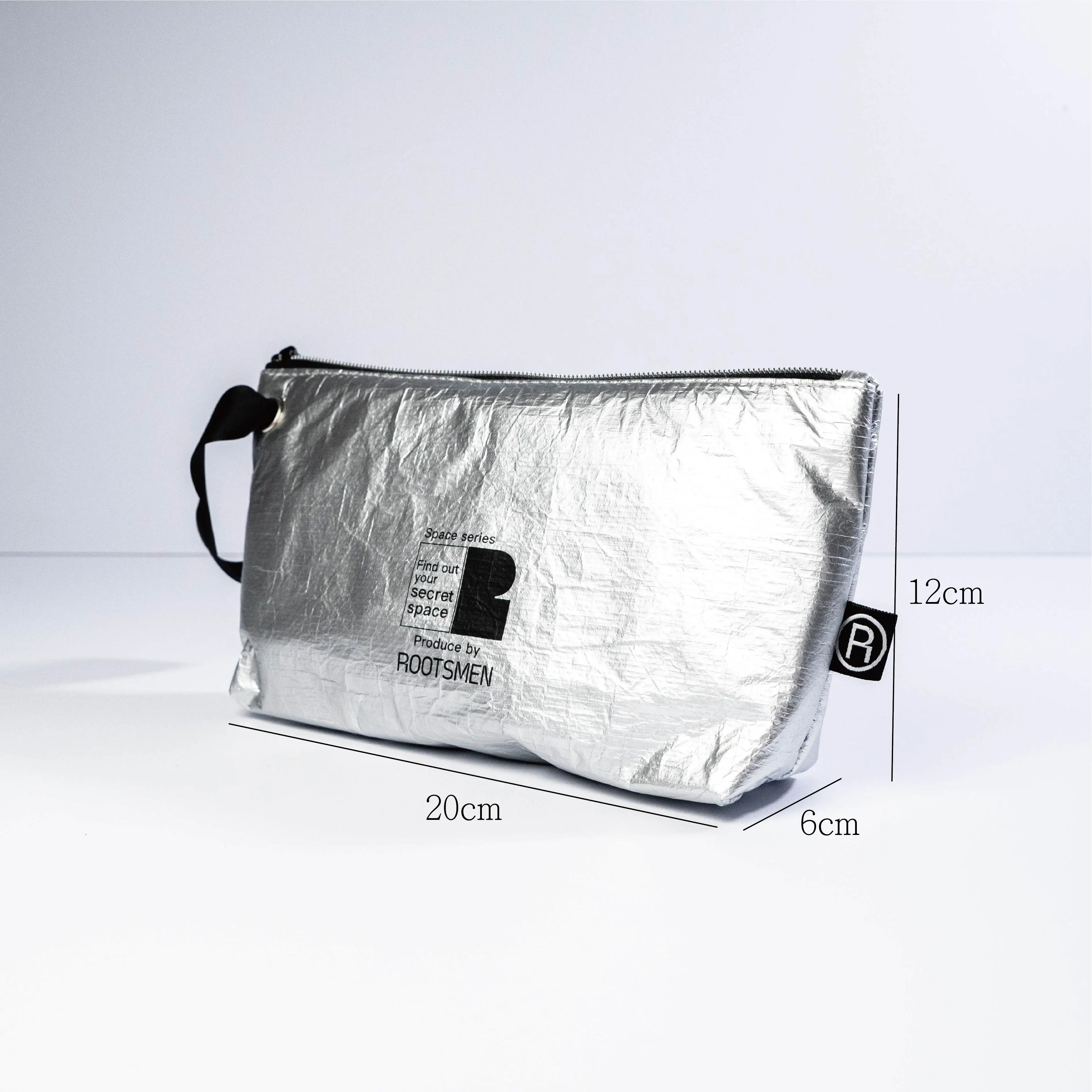 Tyvek pouch Paper Bag Fashion Zipper Cosmetic Bag Recyclable Makeup Storage Travel
