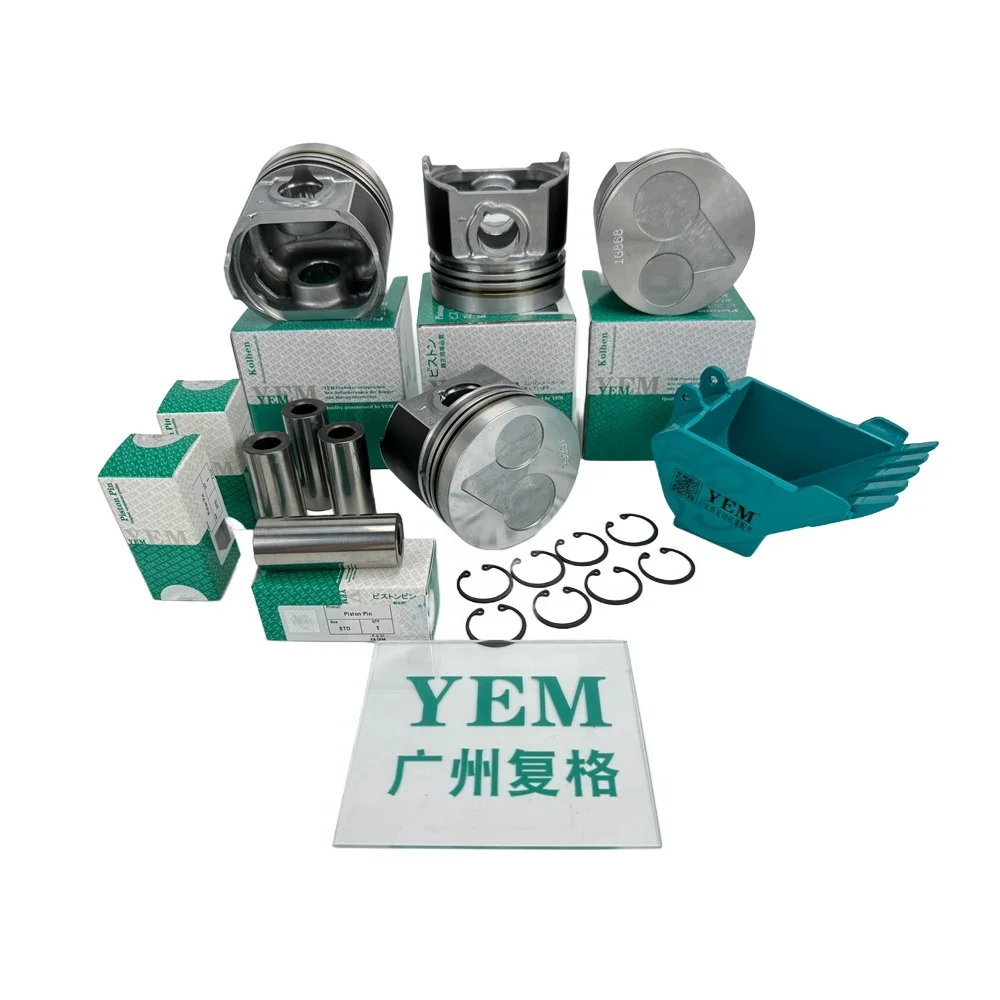 Parts for Yanmar 3TNV74 3TNV74T Piston Assembly Piston Kit Diesel Engine Spare Parts