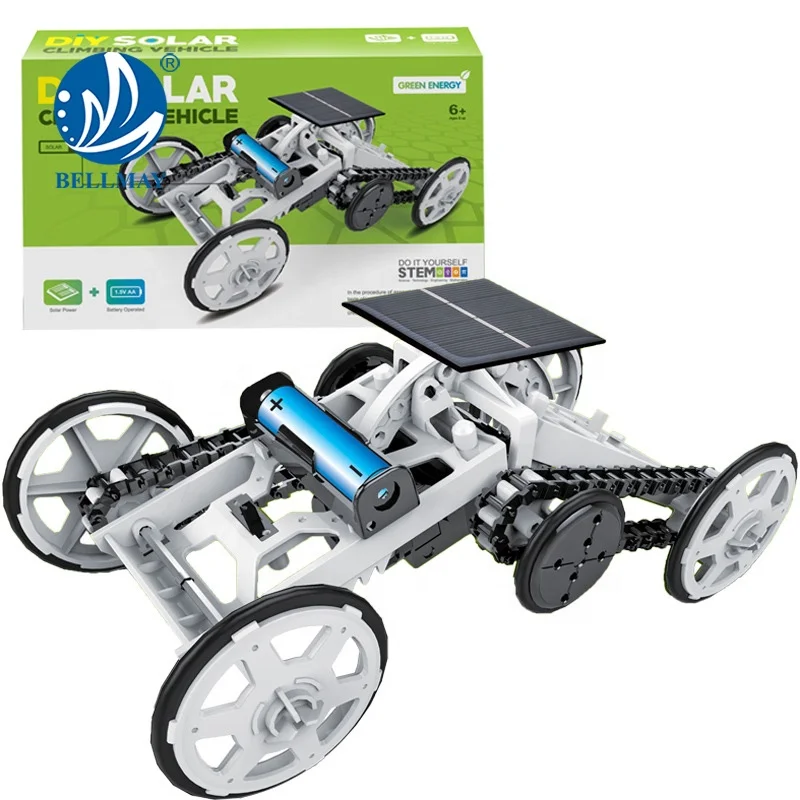 Детская многофункциональная солнечная система Bemay, игрушка «сделай сам» для детей, мощный четырехколесный привод, машина для скалолазания с комплектом отверток
