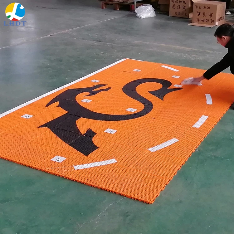 Hot Sell Multisport pp Interlocking Sports Hall Flooring Material