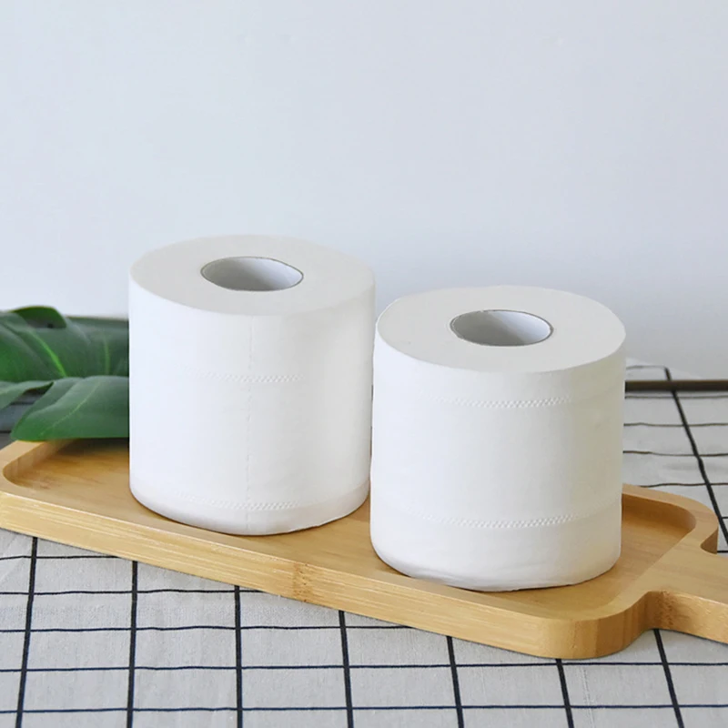 Custom Safe Ecofriendly Water Soluble Toilet Tissue Paper 100 Bamboo
