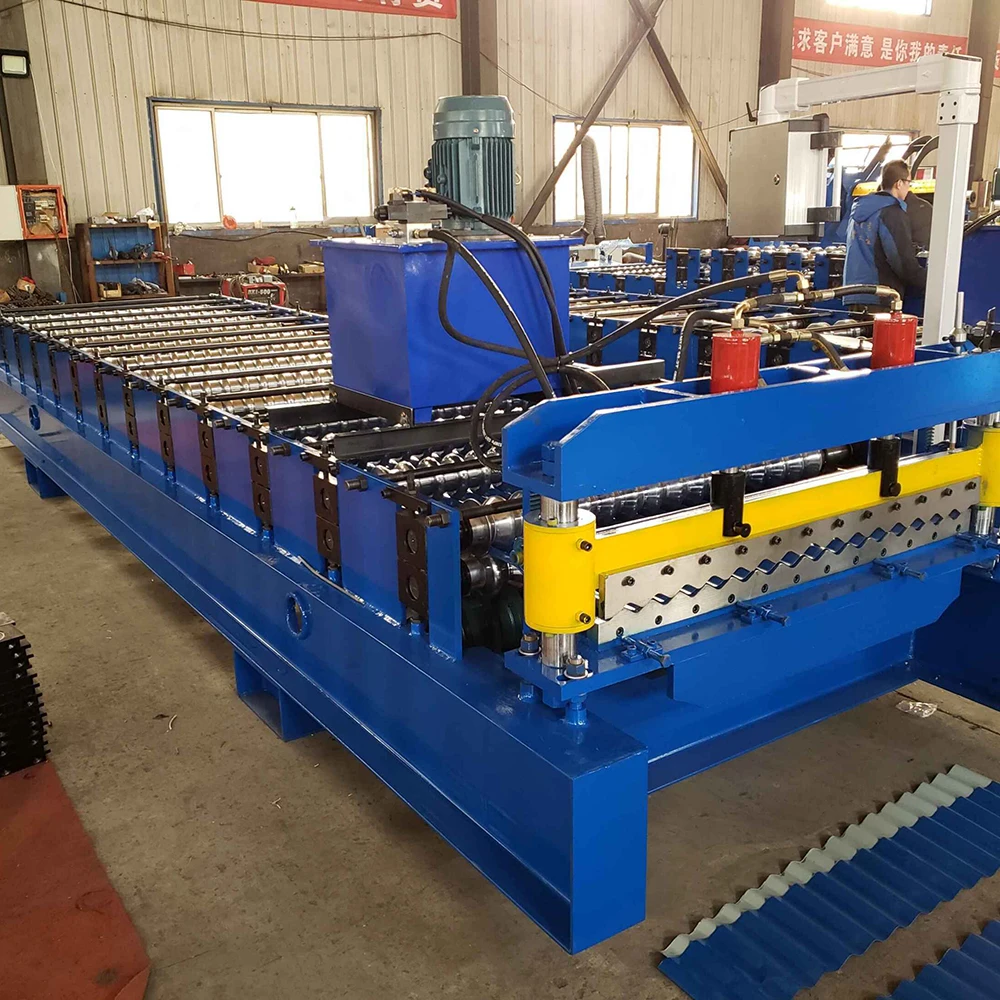 Roof Panels Roll Forming Corrugated Sheet Press Machine