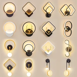 Indoor Luxury Design Decorative Home Modern LED Creative Wall Lamp Corridor Bedroom Bedside Wall Light