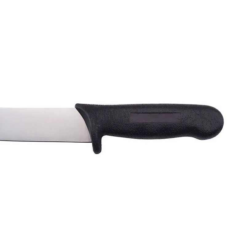 10 Inch Stainless Steel Blade Kitchen Slicer Knife Set Sharp Curved Carving Knife with Plastic PP Handle for Chopping