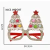 Verres dorés pour sapin de Noël