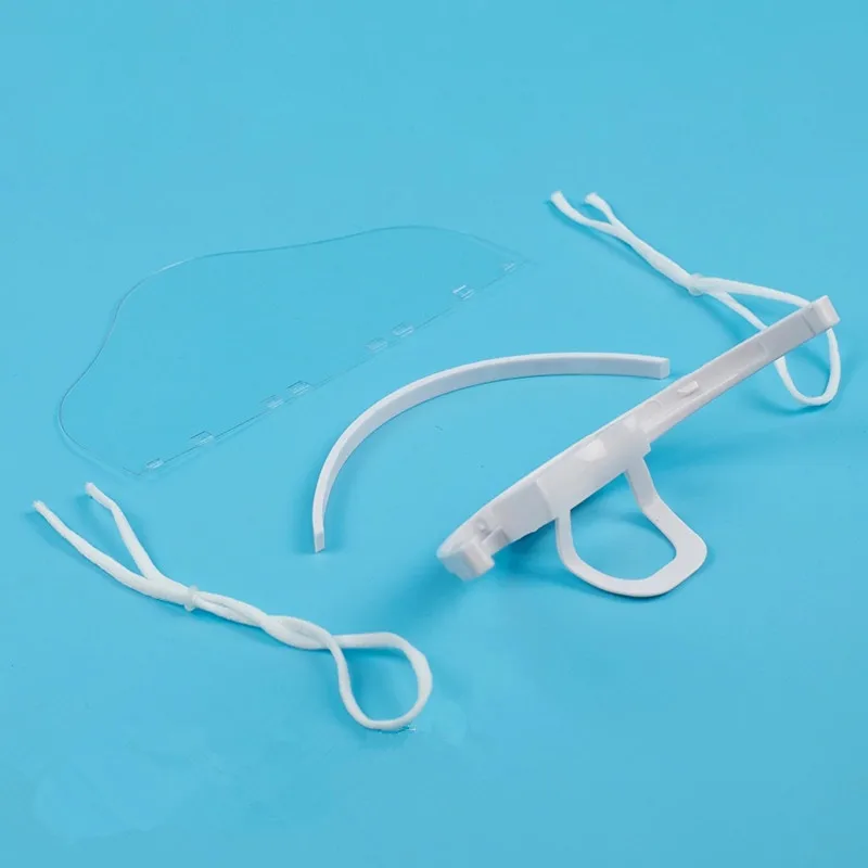 Clear Splash Guard Mask for Restaurants Plastic Face Cover, Blocks ...