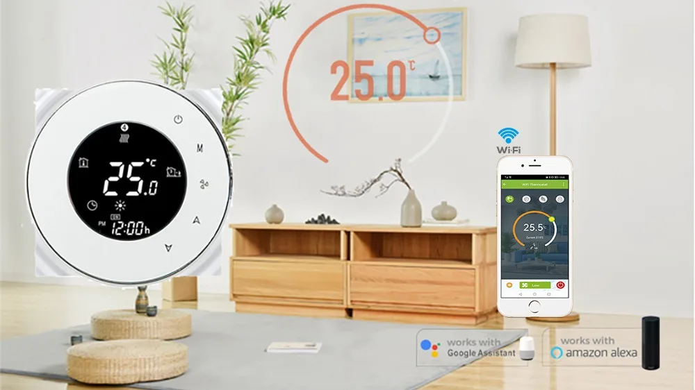 Air Conditioner Wifi Smart Thermostat For Hvac System Buy Smart Thermostat,Wifi Thermostat,Air