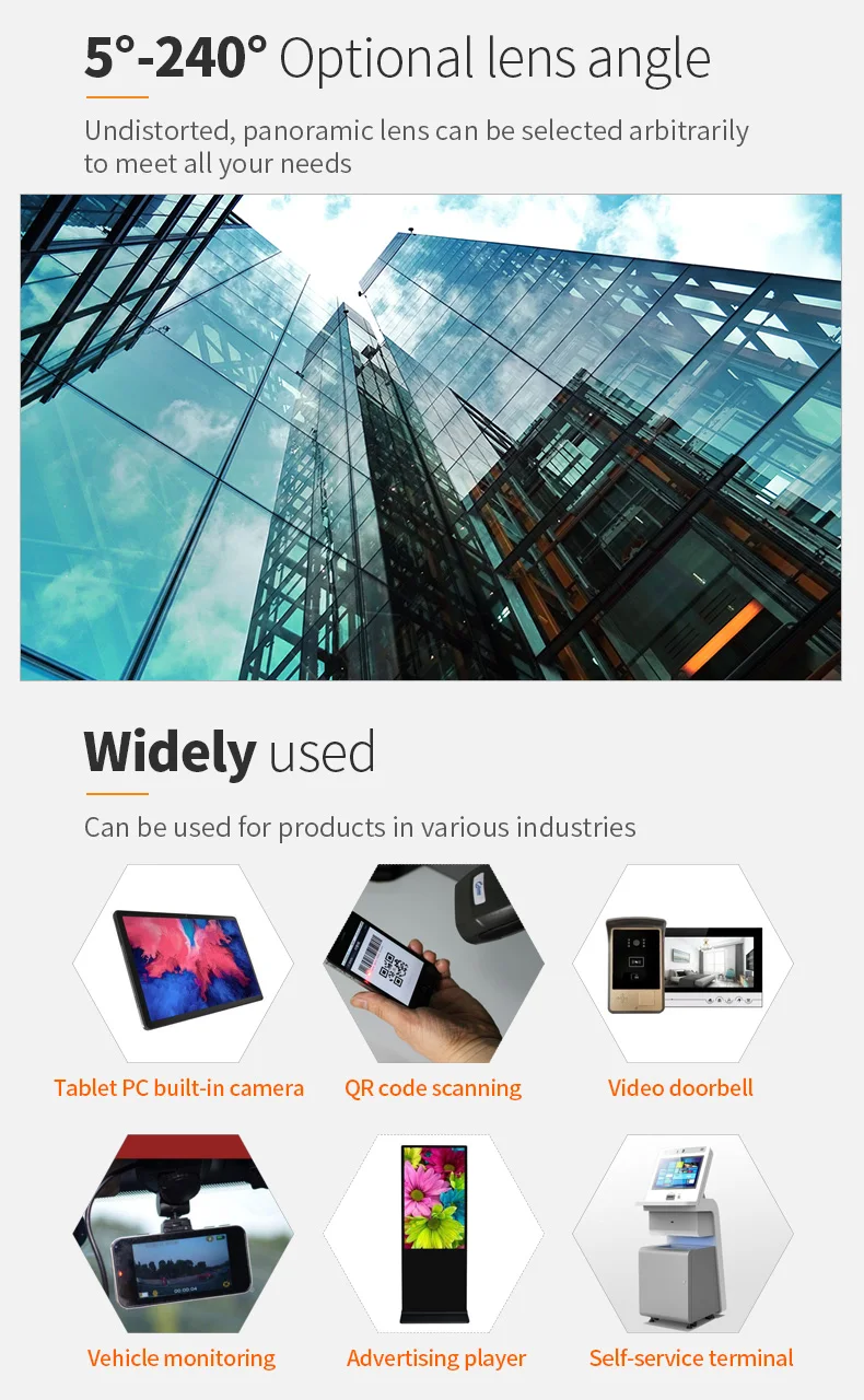 DGZX 0.3MP 1/6.5 Inch CMOS BF3A03 Monochrome 24PIN Fixed Focus Mini Camera Module for Scanning Code Payment Device插图4