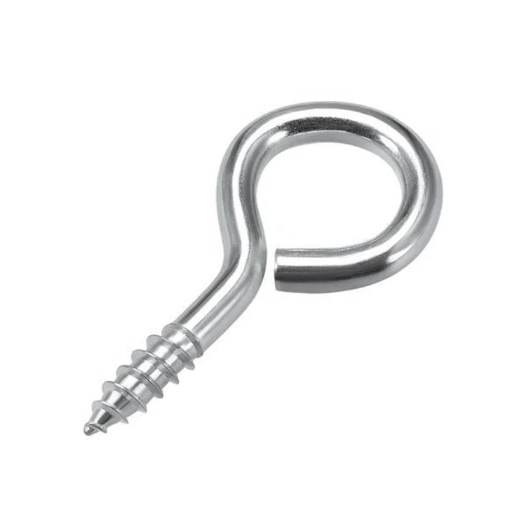 Móc vít cho gỗ bán buôn thép không gỉ 304/316 mạ kẽm mắt vít nâng Bolt Sling vòng móc cừu và mắt vít