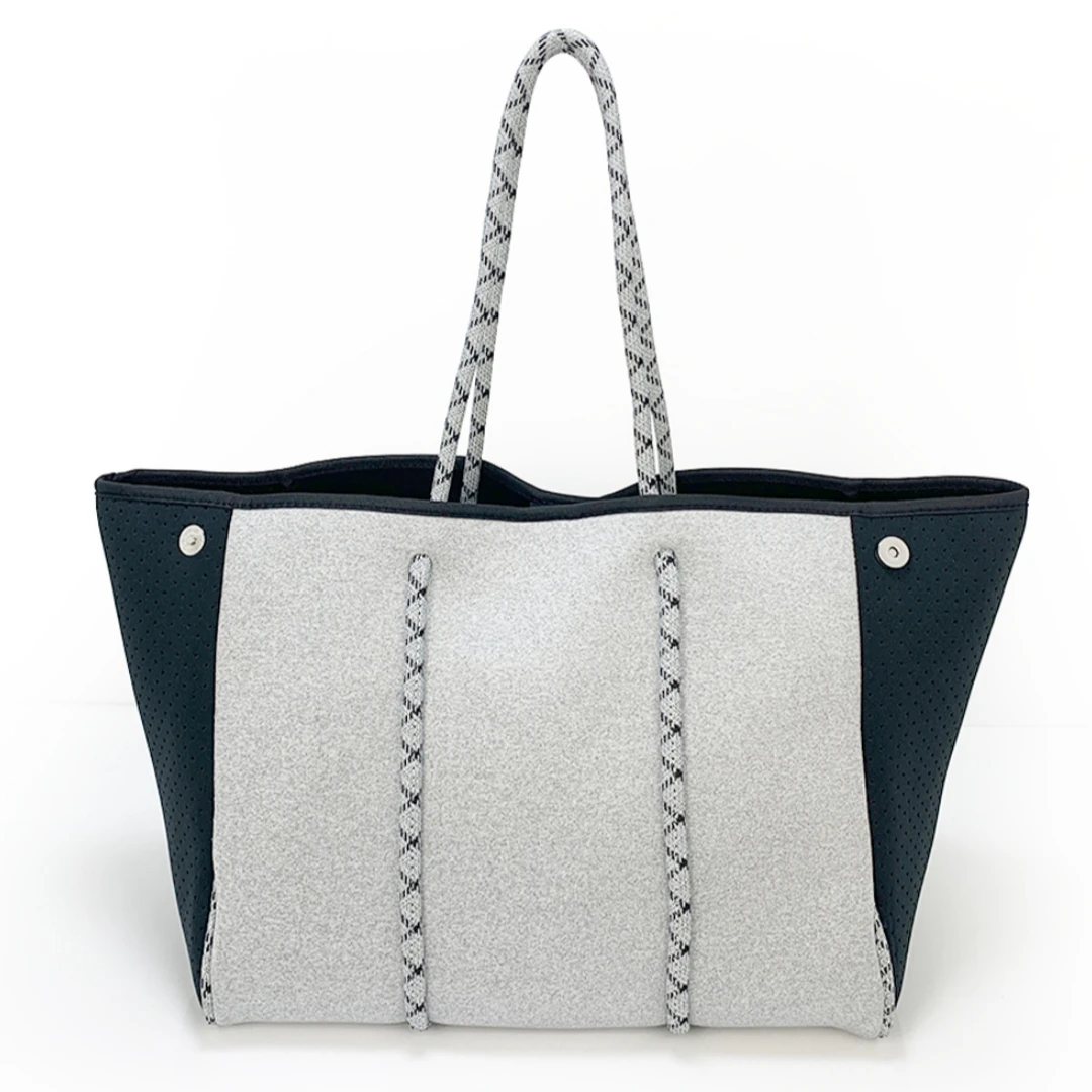 Speliko Large Neoprene Tote Bag for Summer Beach Travel Fashion Women's  Neoprene Women's Handbag Large Neoprene Beach Tote Bag