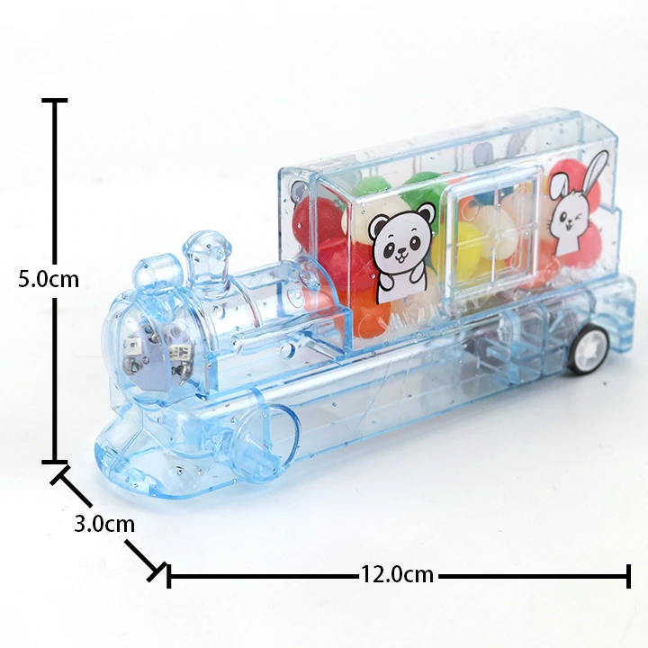 train toy with candy