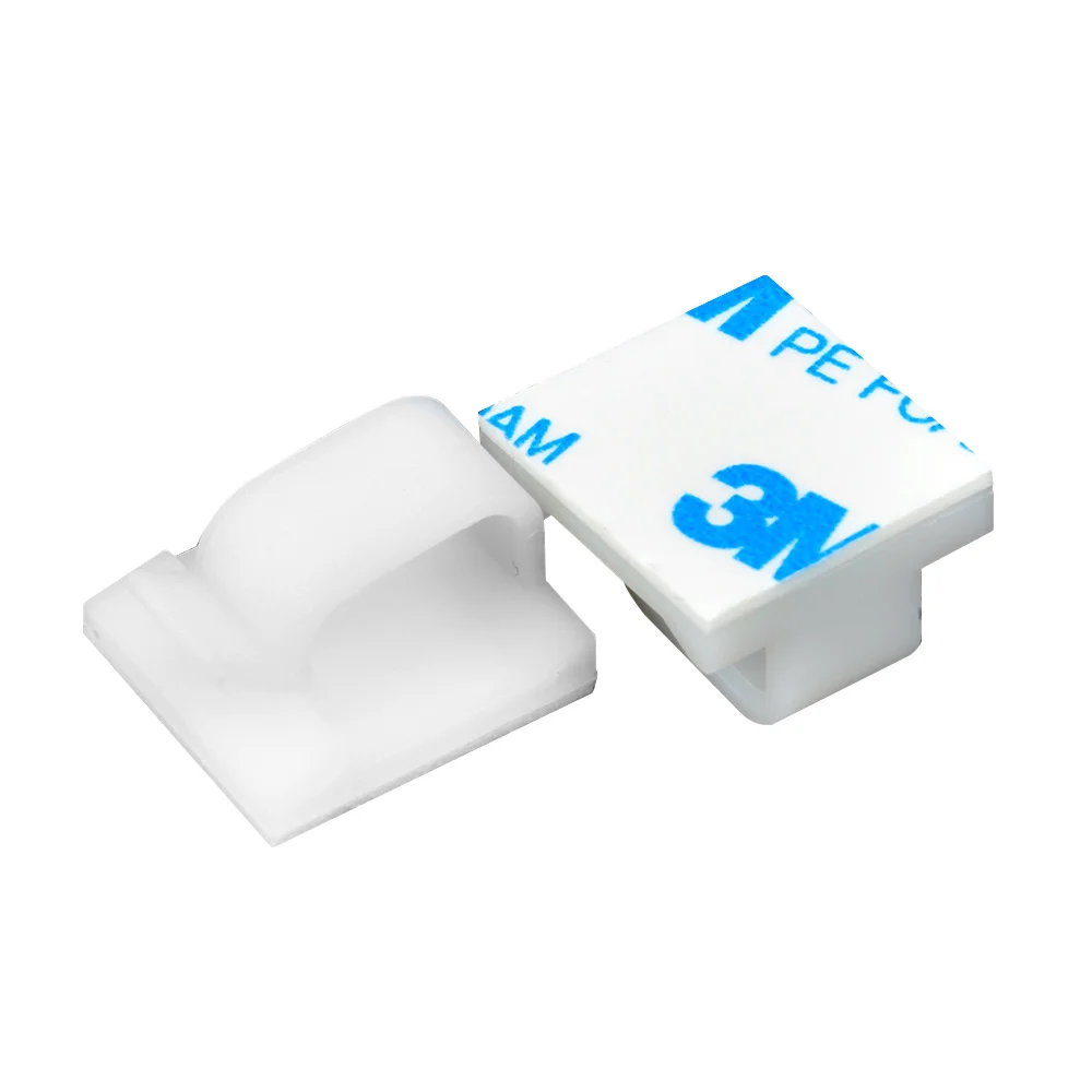 3M Self-Adhesive Cable Clips Adjustable Plastic Nylon Wire Rope Organizer Wire Holder Management for Cable Management