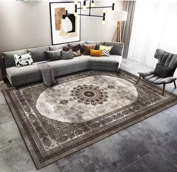 Factory Direct Sales Crystal Velvet Dywan 3D Living Room Carpet Home Decoration Modern Style Floor Mat Machine Washable Area Rug