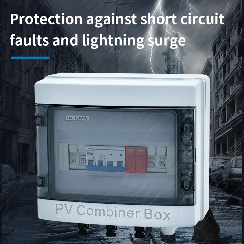 Saipwell PV BIPV Combiner Box Waterproof  Solar Cell Combiner Box 1000VDC Solar Module Junction Box