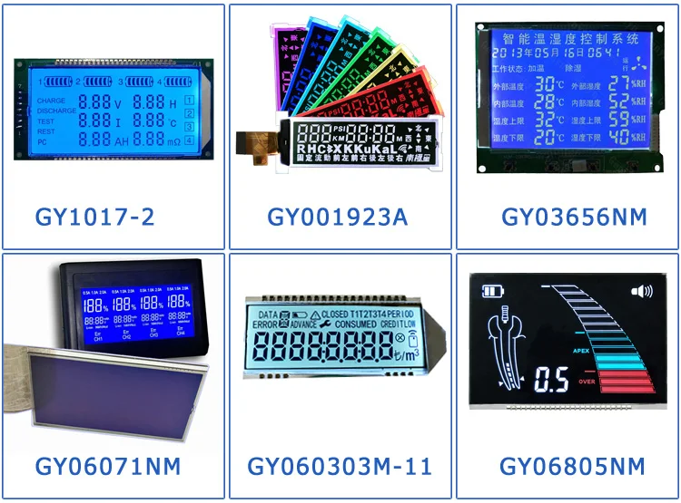 Custom Lcd 7 segment lcd 14 Segment Display tn lcd module Graphic Mono Number Fpc Zebra 6800 8080 Spi I2C Digital Display