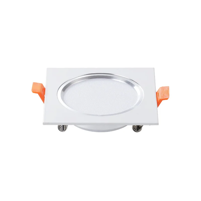 luz LED empotrada de techo ultrafina de 6 pulgadas y 5 CCT, con brillo de 1050 lm, regulable, sin caja de derivación, tipo oblea, para almacenes