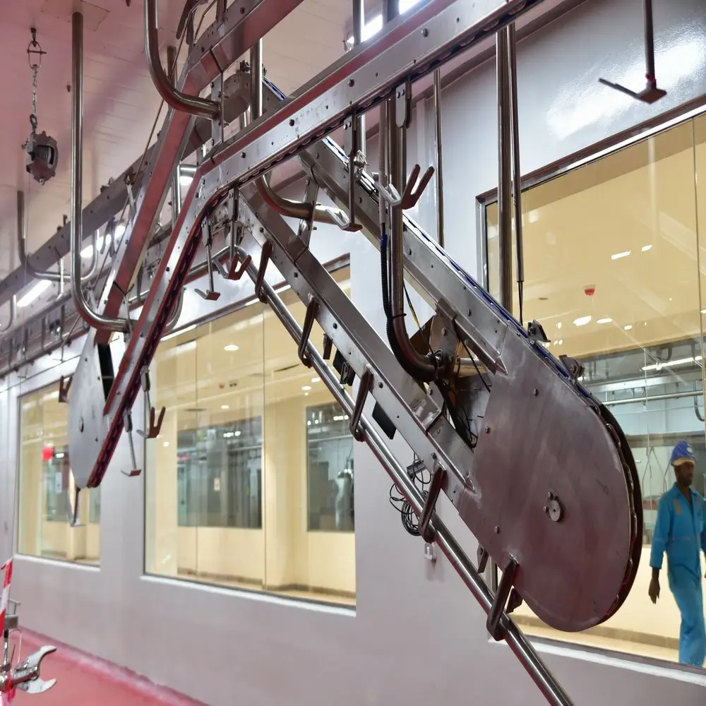 Halal sheep slaughtering equipment with slaughterhouse removal machine