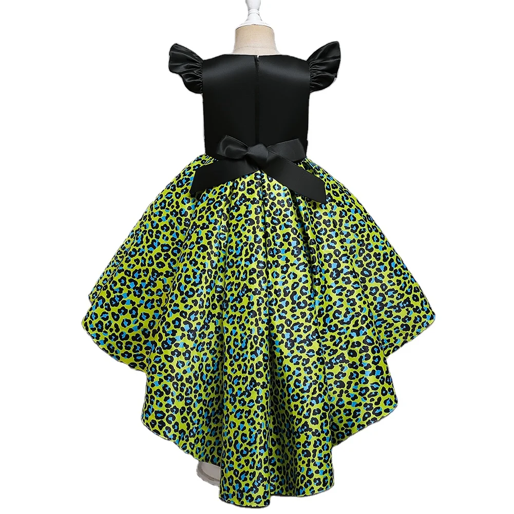 mac duggal one-shoulder asymmetrical midi cape dress 1960s Leopard Print Faux Fur Shirt Dress main image 1