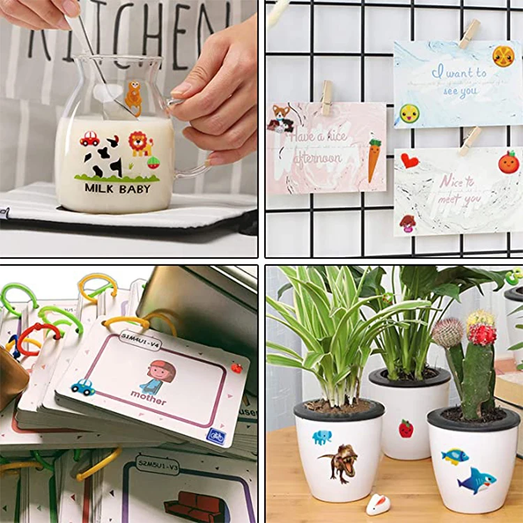 Personalized Custom Sticker Colorful Children Waterproof DIY Wall Decorative 3D Puffy Stickers Kawaii