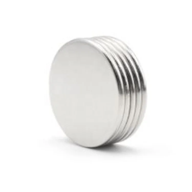 Round Shaped Disc Neodymium Flat Thin Magnets