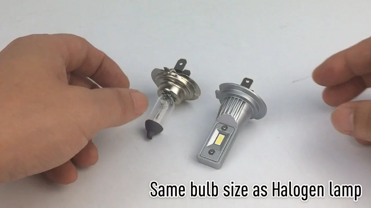 Lanseko Auto Car Head Lights Super Smallest Auto Led Lighting System