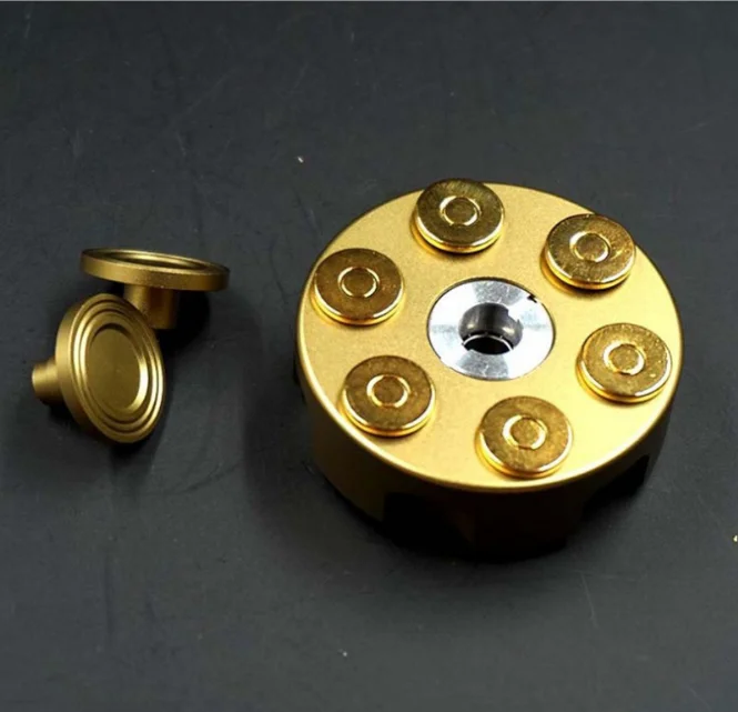 Gold Fidget Cube Spinner Creative Toys Antistress Magic Fidget Cube Metal Cube