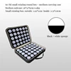 black/60 small rotating black  white box