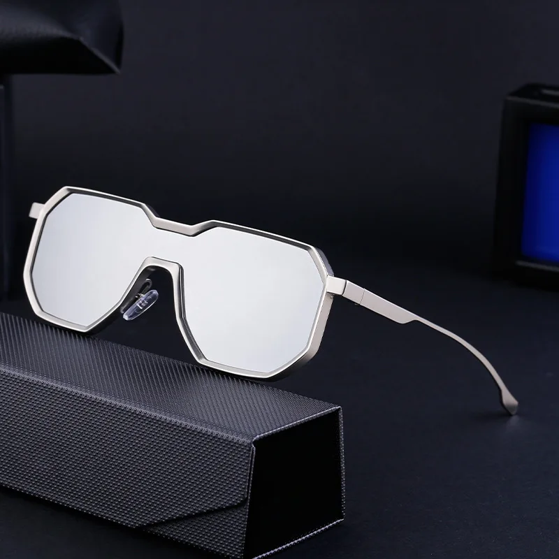 Alibaba.com: ZS-98145 Steampunk Metal Sunglasses for Men, UV400