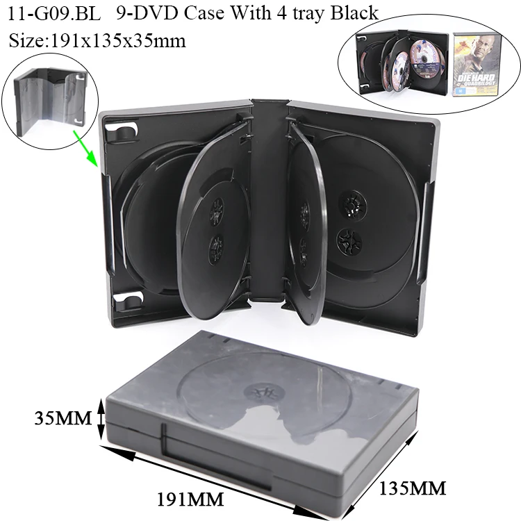 SUNSHING Hold Single Double BD Case - 4 Discs 4K UHD