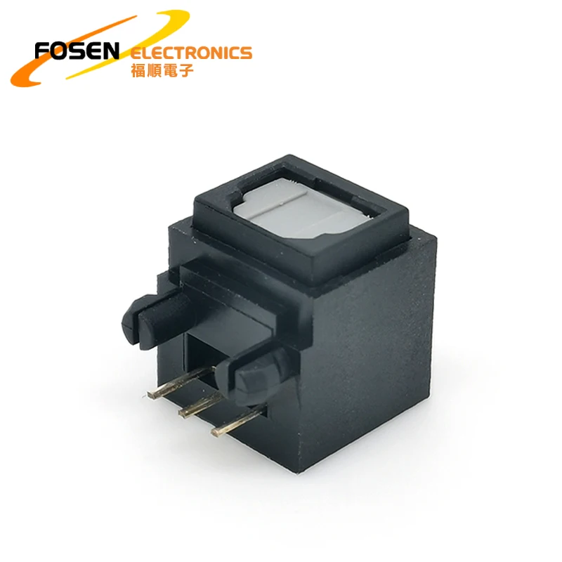Original Toslink Jack For Pcb 3pin Vertical Spdif Female Connector Optical audio jack/ optical AV jack DQT(R)-026