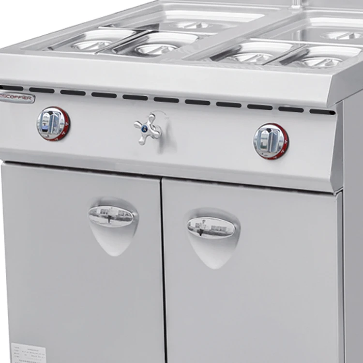 Commercial Stainless Steel Freestanding Kitchen Equipment With Dual