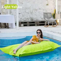 Outdoor Portable Lazy Inflatable Sofa Cover Water Beach Grassland Park Air Bed Sofa Bean Bag Large NO 4