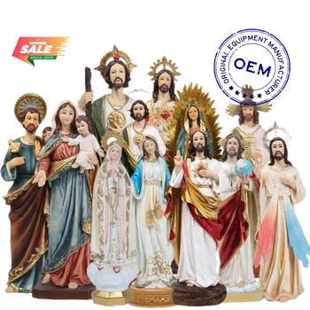 Hot Sale Wholesale Custom Catholic Gifts Resin Christian Religious Items Decor Polyresin Statues religious items