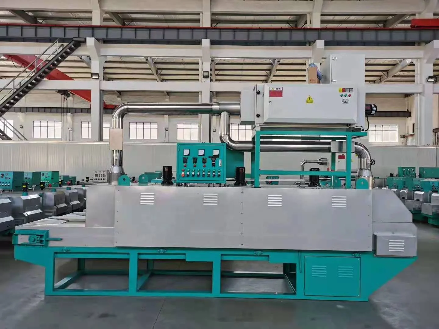 RJC Series Continuous Hot air Tempering Furnace  Continuous Hot Wind Drawing Furnace